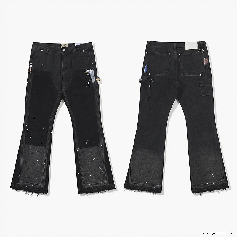 Gallery Dept Graffiti Style Black Jeans