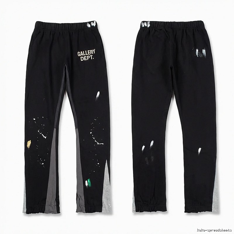 Gallery Dept Graffiti Style Black Long Pants