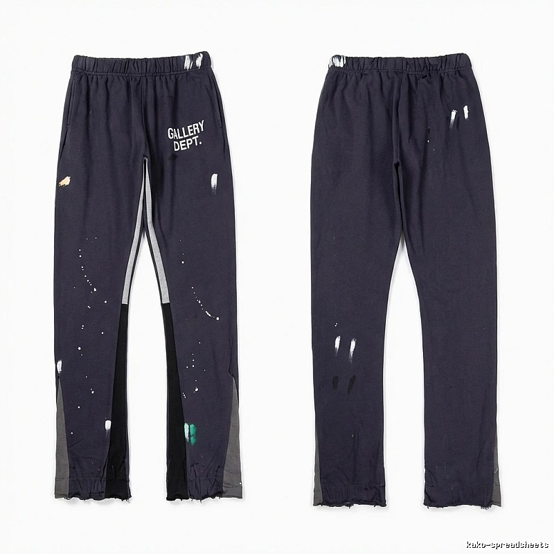 Gallery Dept Graffiti Style Black Pants