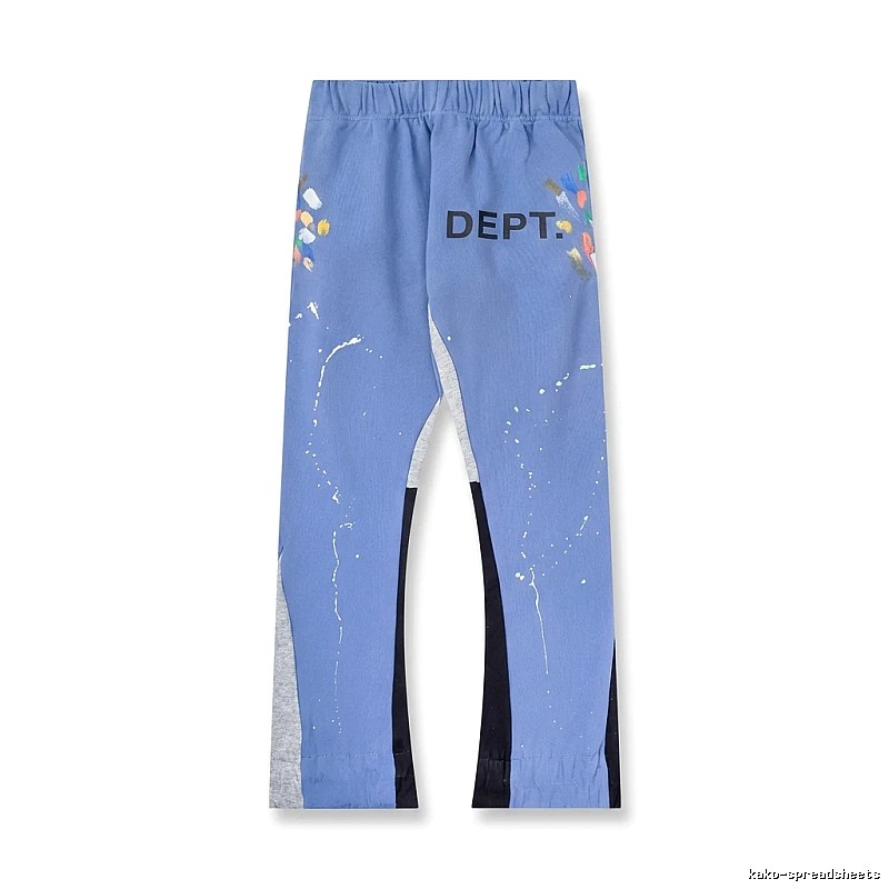 Gallery Dept Graffiti Style Blue Trousers