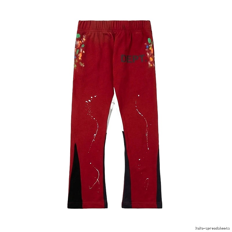 Gallery Dept Graffiti Style Red Pants