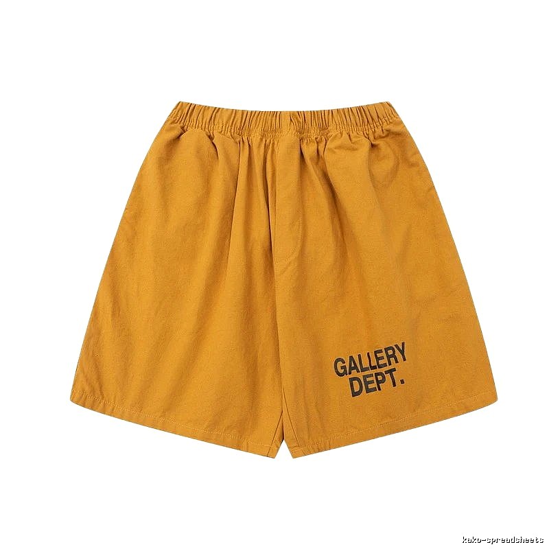 Gallery Dept. minimalist style yellow shorts