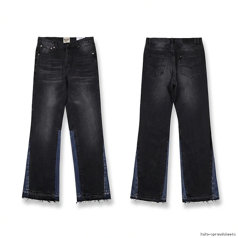 Gallery Dept. patchwork denim style long pants