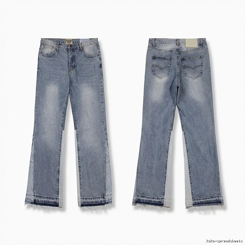 Gallery Dept. Stitched Retro Style Jeans