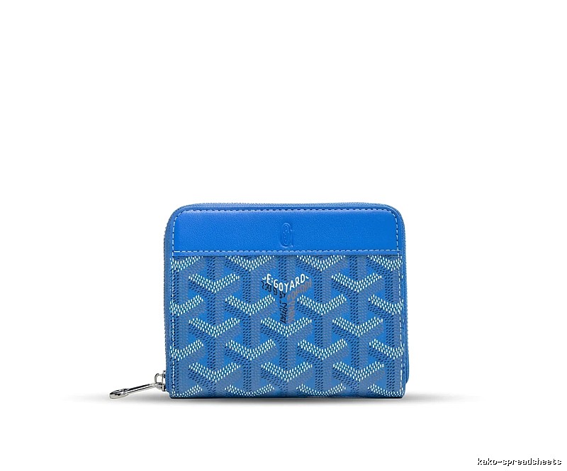 Goyard classic blue wallet