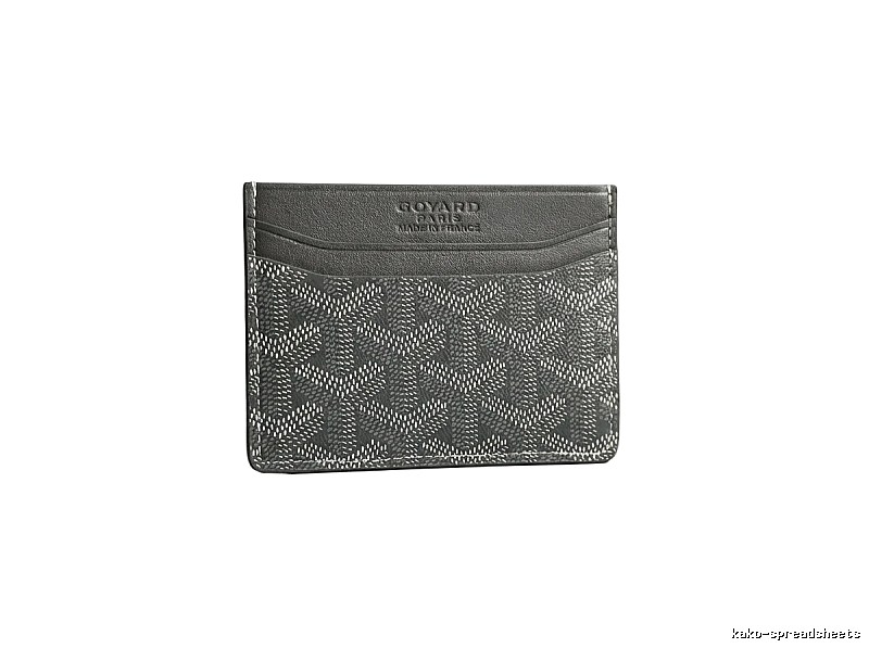 GOYARD Classic Style Fashion Gray Card Holder
