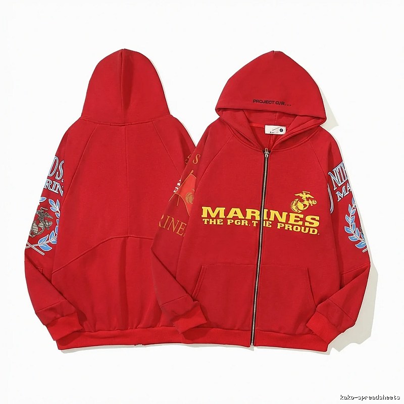 Grailz retro-style red hoodie