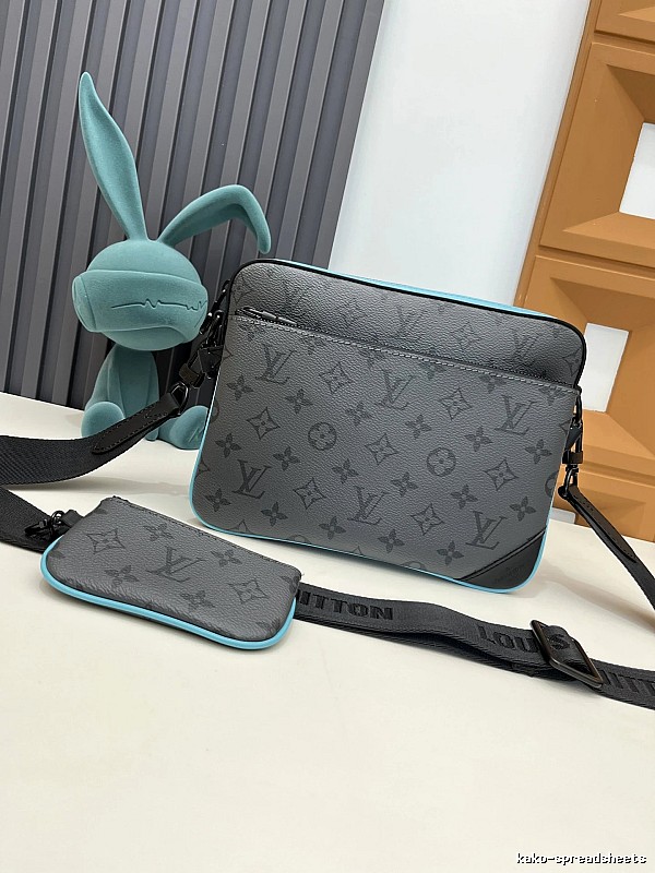 Gray Monogram Crossbody Louis Vuitton Crossbody Bag for Daily Rotation