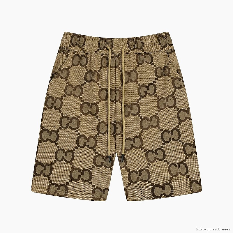 Gucci Double G Brown Retro Shorts