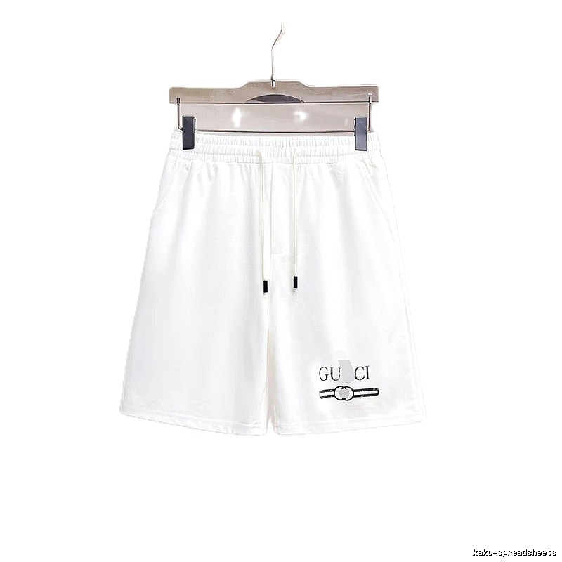 Gucci Letter Print Casual Style White Shorts