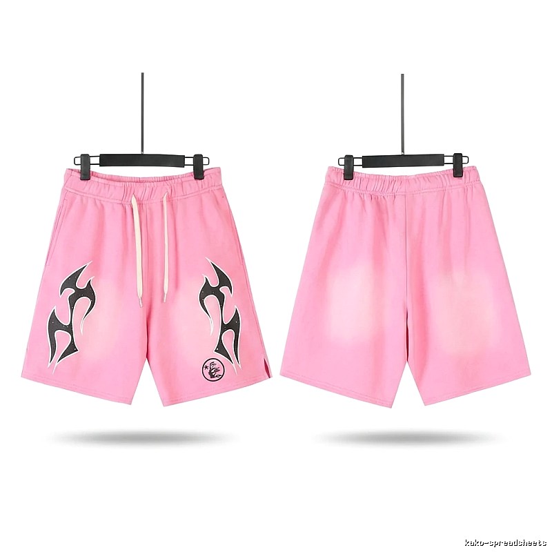 Hellstar Flame Wind Pink Shorts
