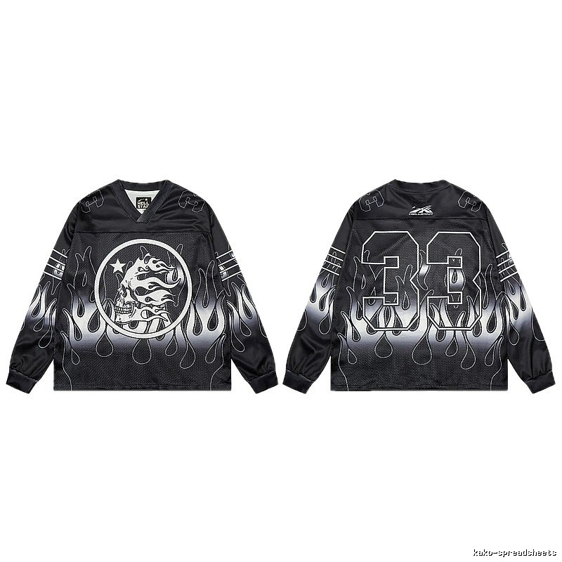 Hellstar Skull Flame High Street Black Jersey