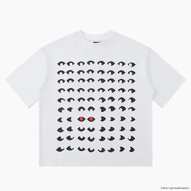 House of Errors Eye Print White T-shirt