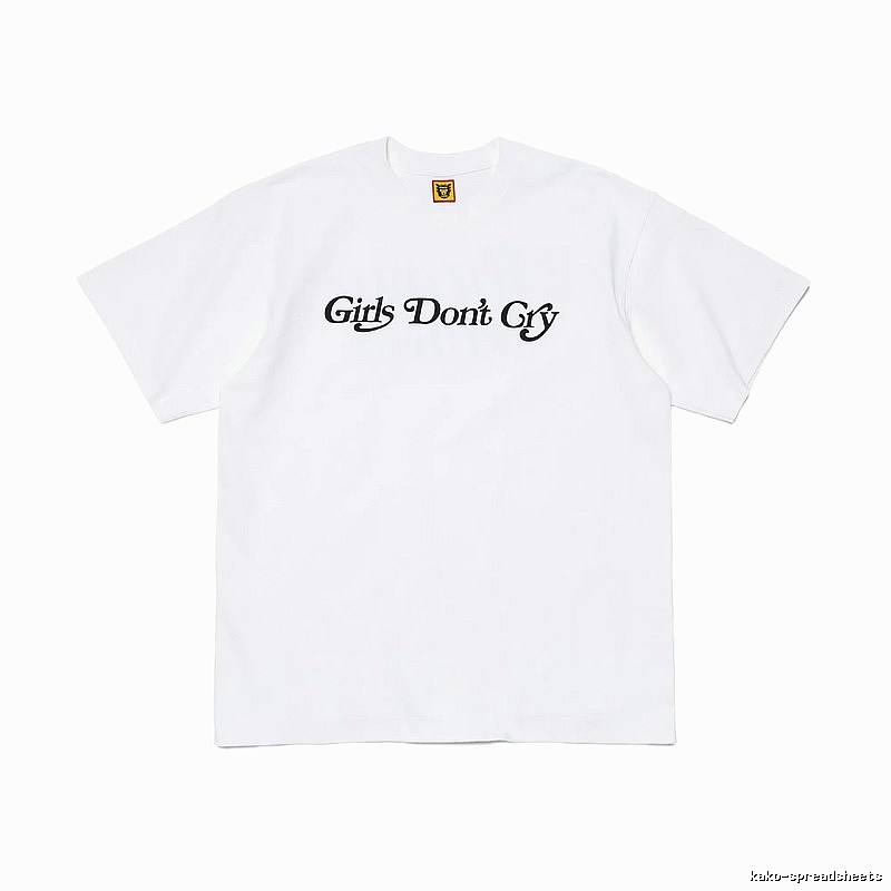HUMAN MADE Co-branded Japanese Streetwear White Printed T-Shirt
