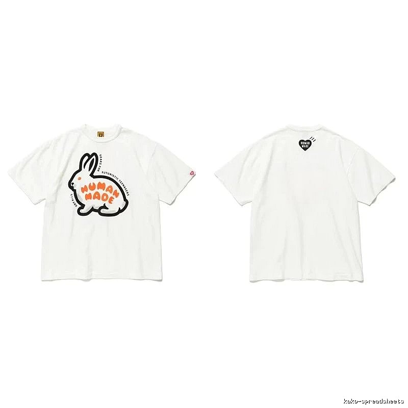 Human Made Daily Heart logo T-shirt Black Green Human with Visual Detail
