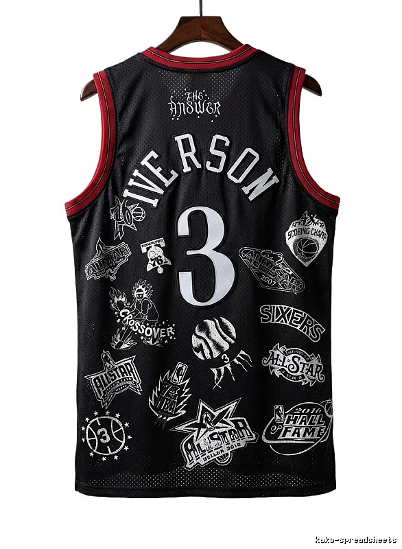 Iverson series black trendy brand vest