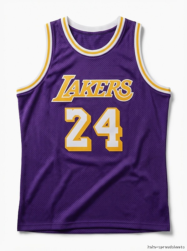 Kobe Lakers retro-style jerseys