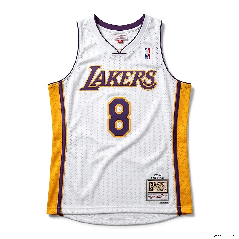Kobe Lakers retro-style jerseys