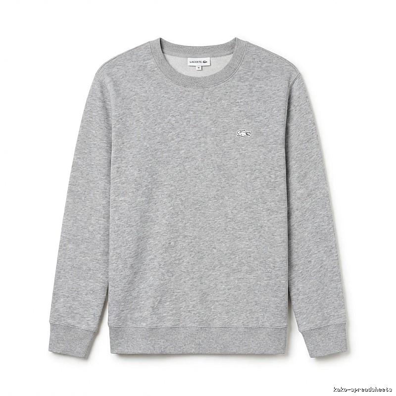 Lacoste basic simple grey sweatshirt