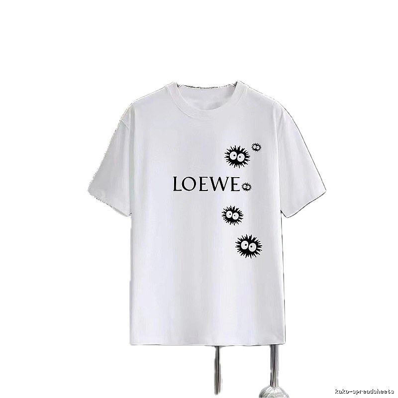 LOEWE Elf Co-branded Trendy Style White T-Shirt