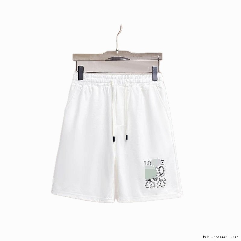 LOEWE Floral Casual White Shorts