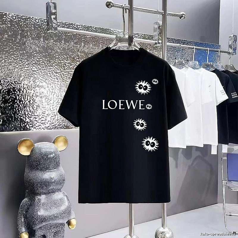 LOEWE Soot Sprite Casual Black T-Shirt