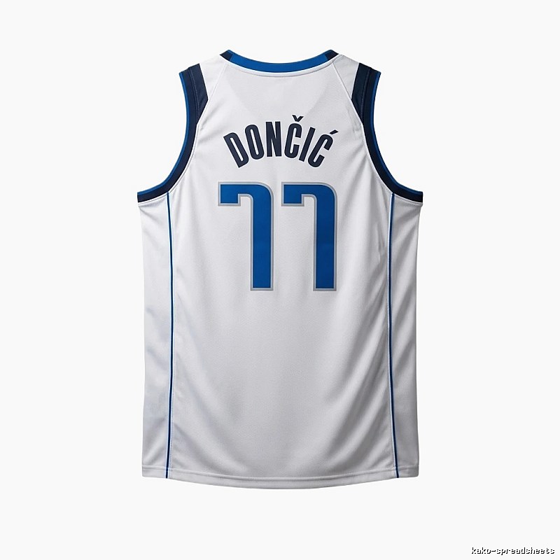 Lone Ranger Luka Doncic's basketball jersey (white)
