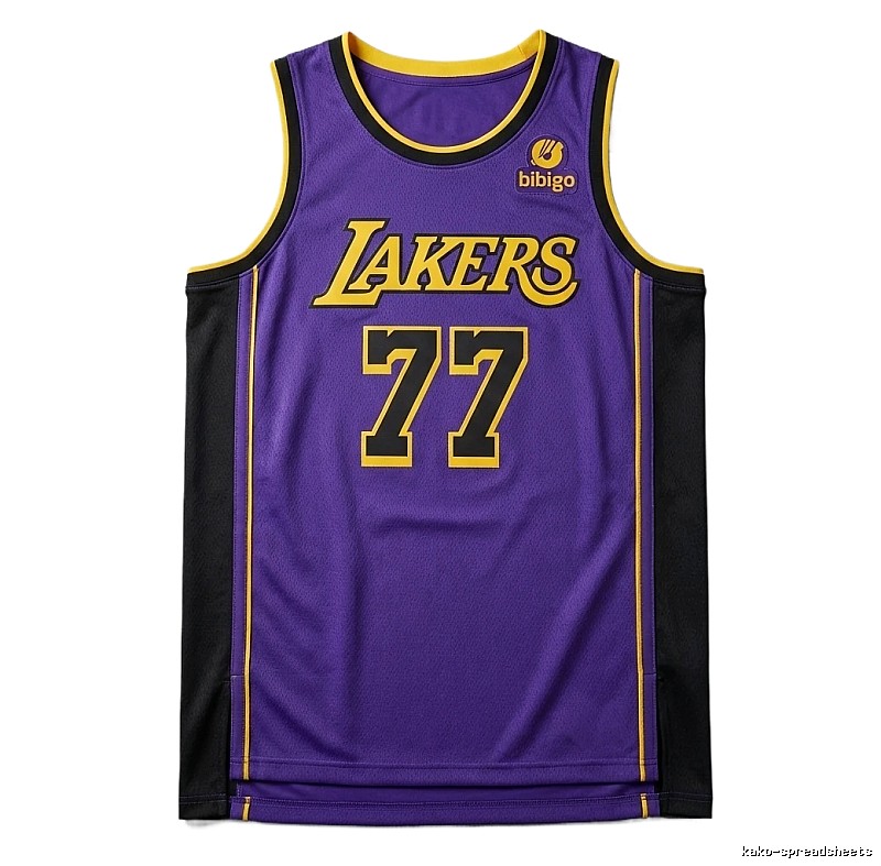 Los Angeles Lakers No. 77 basketball jersey