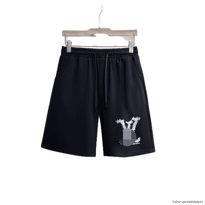 Louis Vuitton Printed Casual Black Shorts