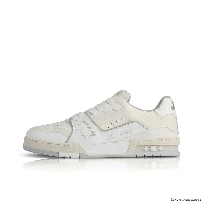Louis Vuitton white trendy sports shoes