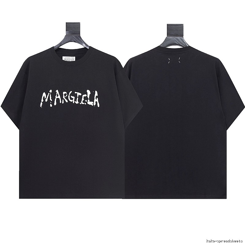 Maison Margiela Graffiti High Street Black Short-sleeve T-shirt