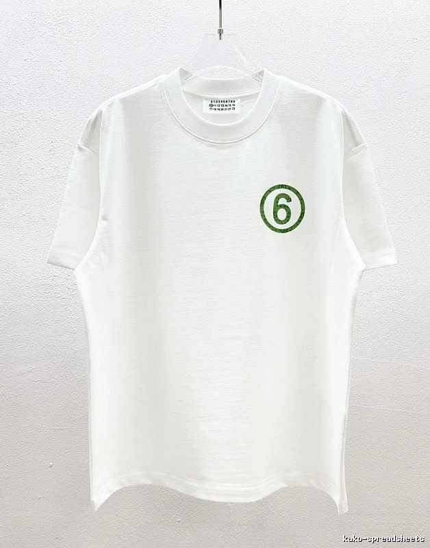 Maison Margiela MM6 Minimalist Style White T-Shirt