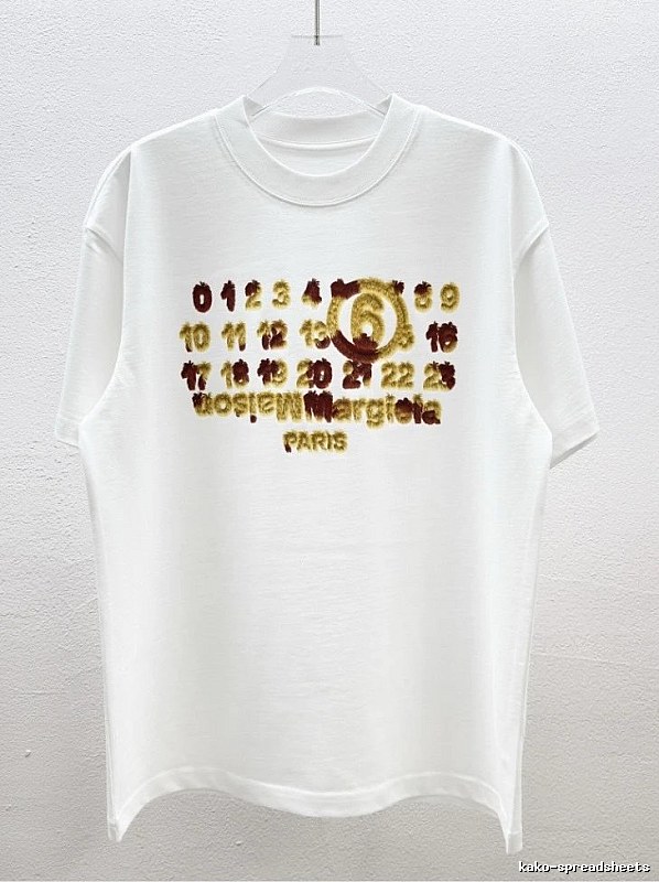 Maison Margiela Number Series High-Street White T-Shirt