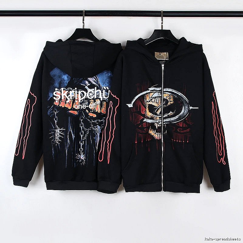 Mastermind Style W23 Zip Hoodie Airport Outfit Skull