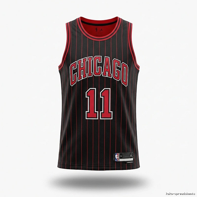 Michael Jordan retro black and red jersey