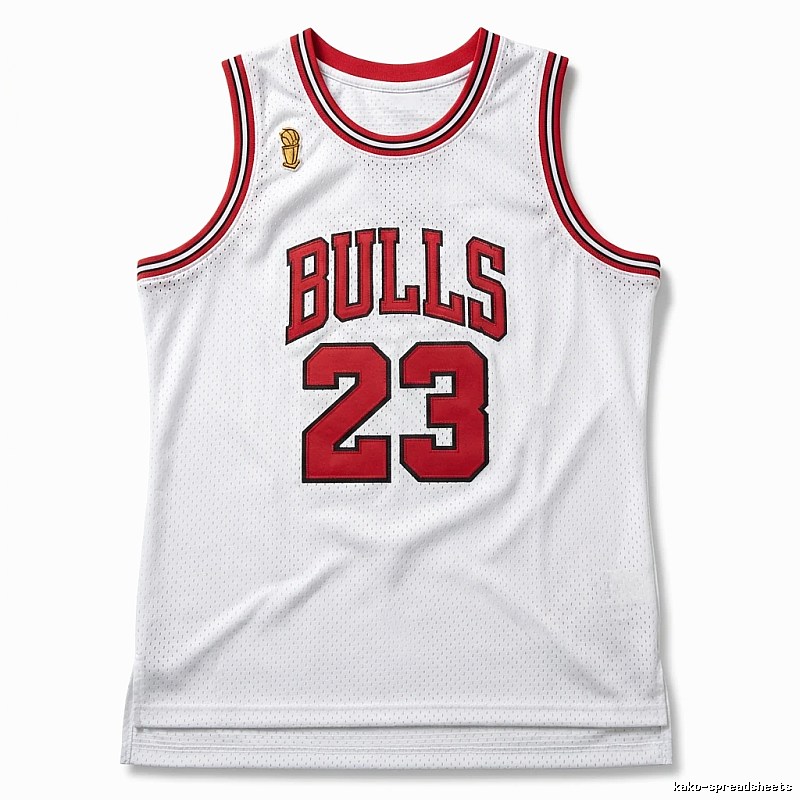 Michael Jordan retro-style white jersey