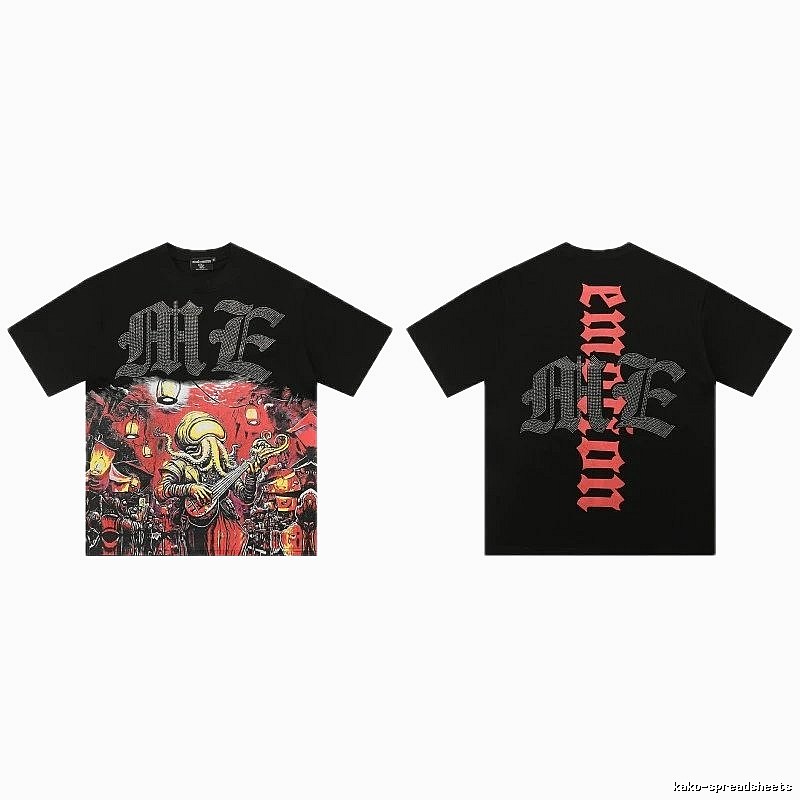 Mixed Emotion Cthulhu Gothic Style Black T-Shirt