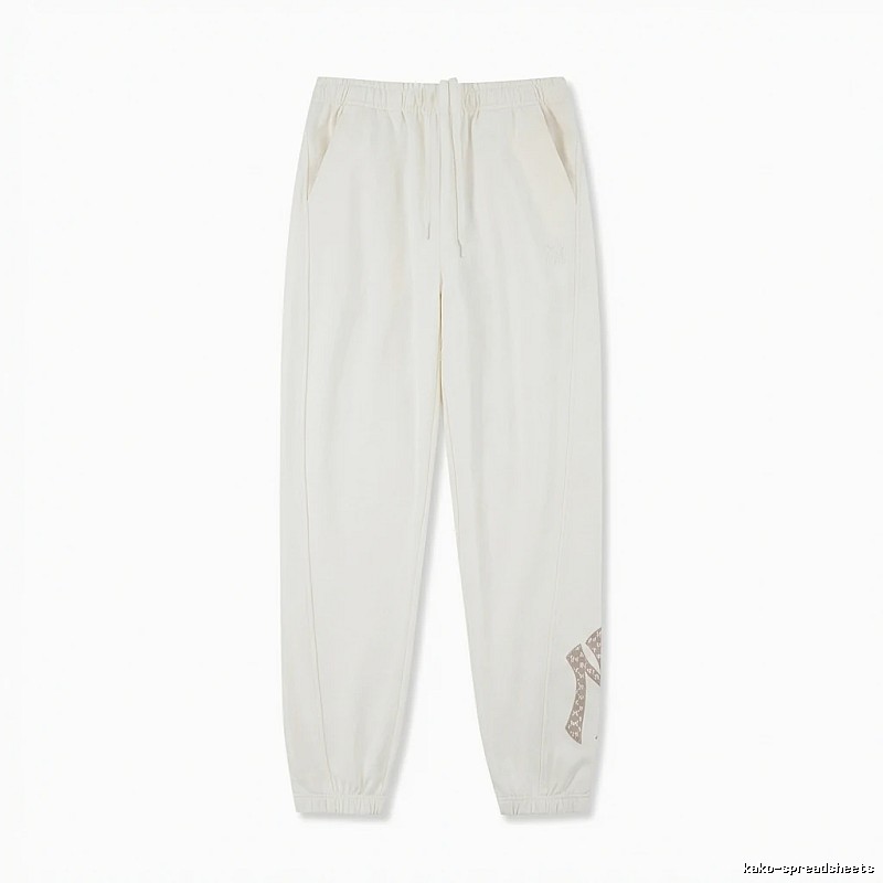 MLB casual style white sweatpants