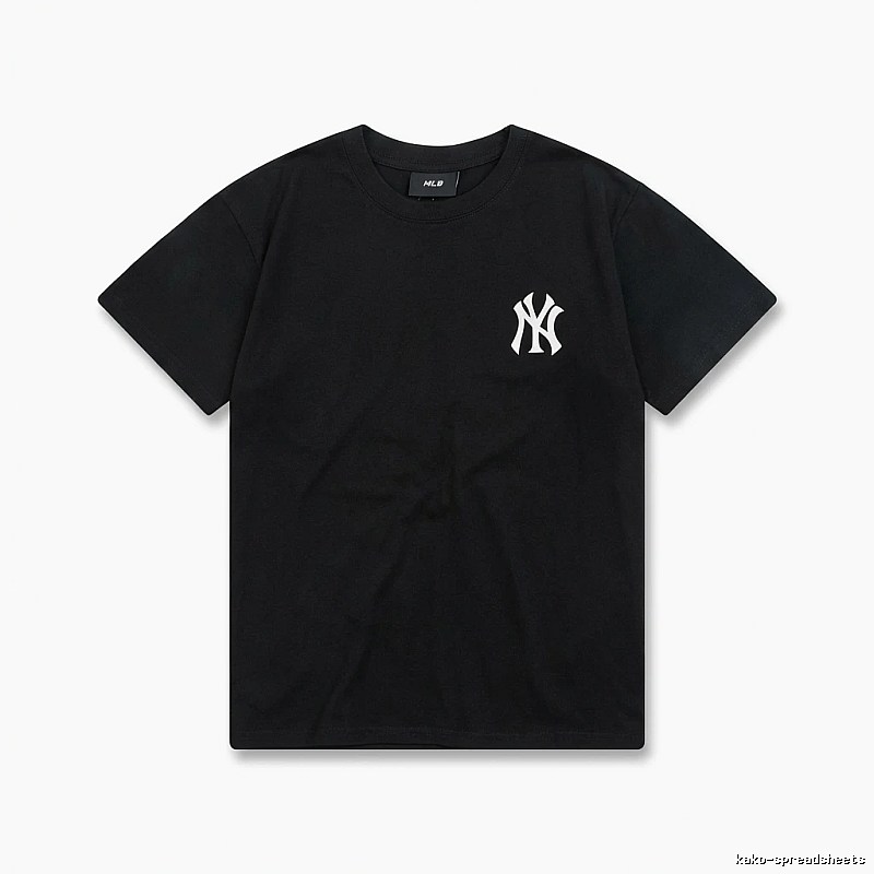 MLB classic simple style black T-shirt