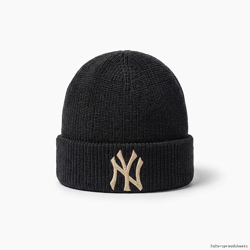 MLB classic style black knitted hat