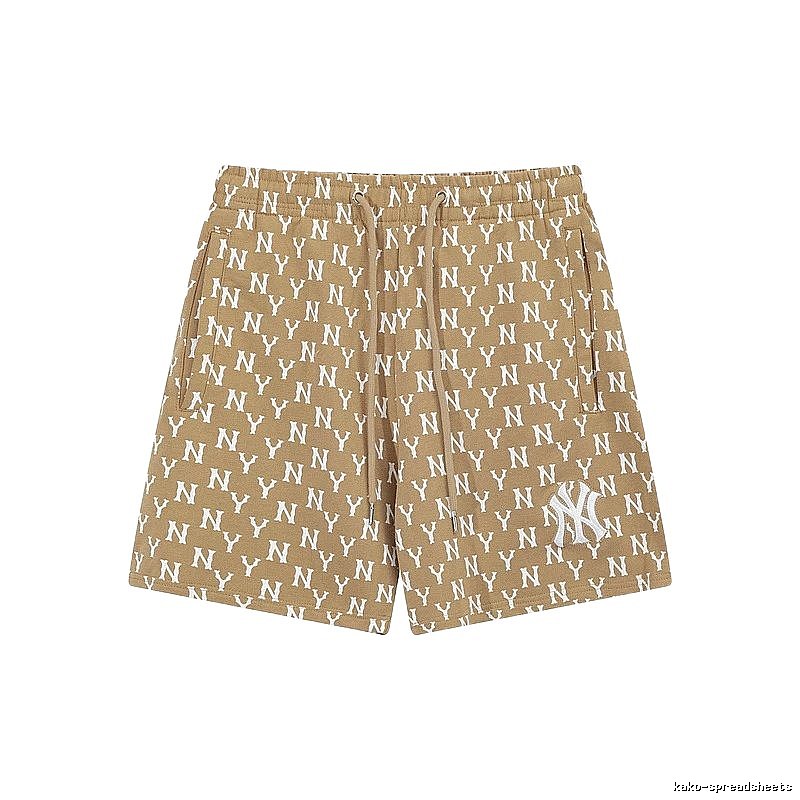 MLB Full-Printed Casual Khaki Shorts