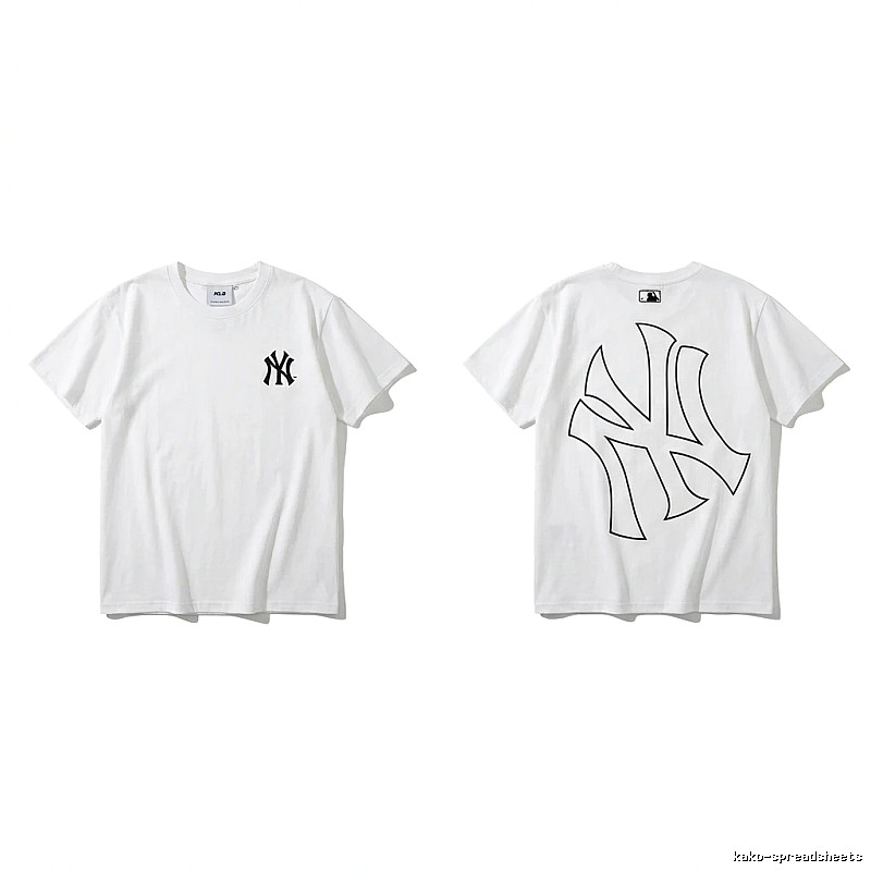 MLB New York Yankees minimalist style white T-shirt