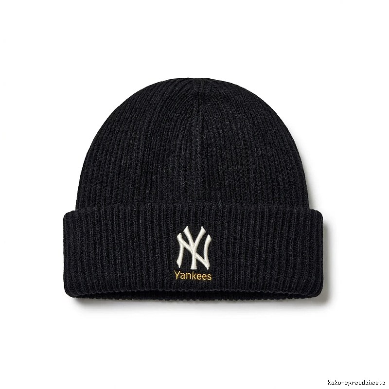MLB New York Yankees Simple Black Knitted Hat