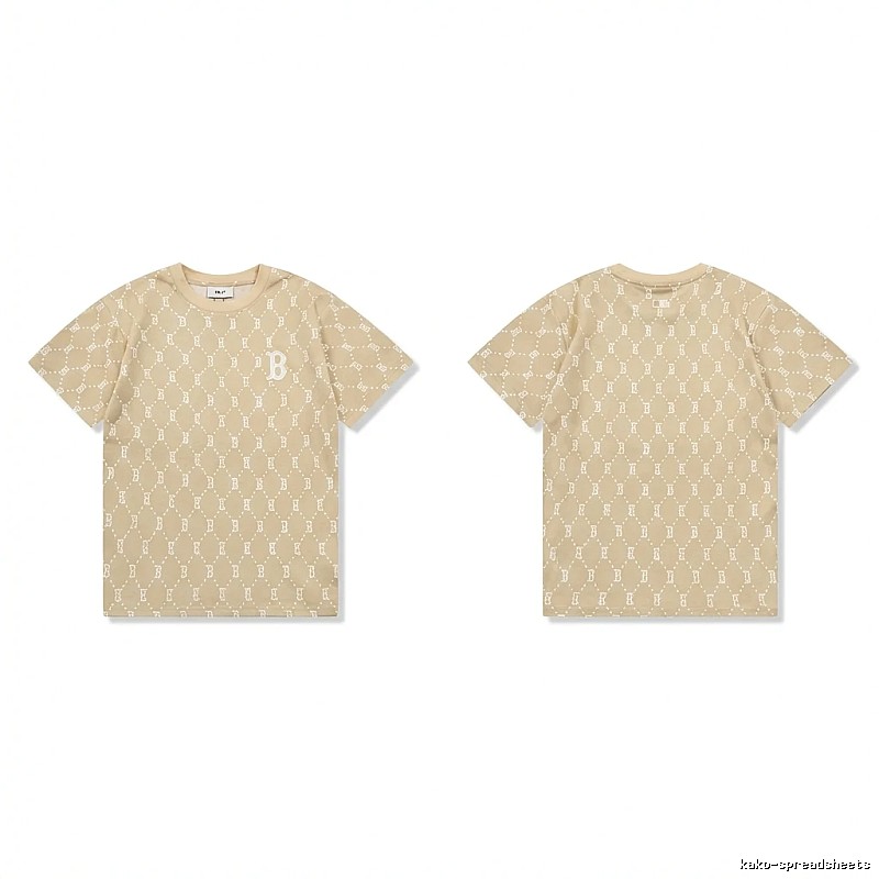 MLB Old Flower Style Beige T-shirt