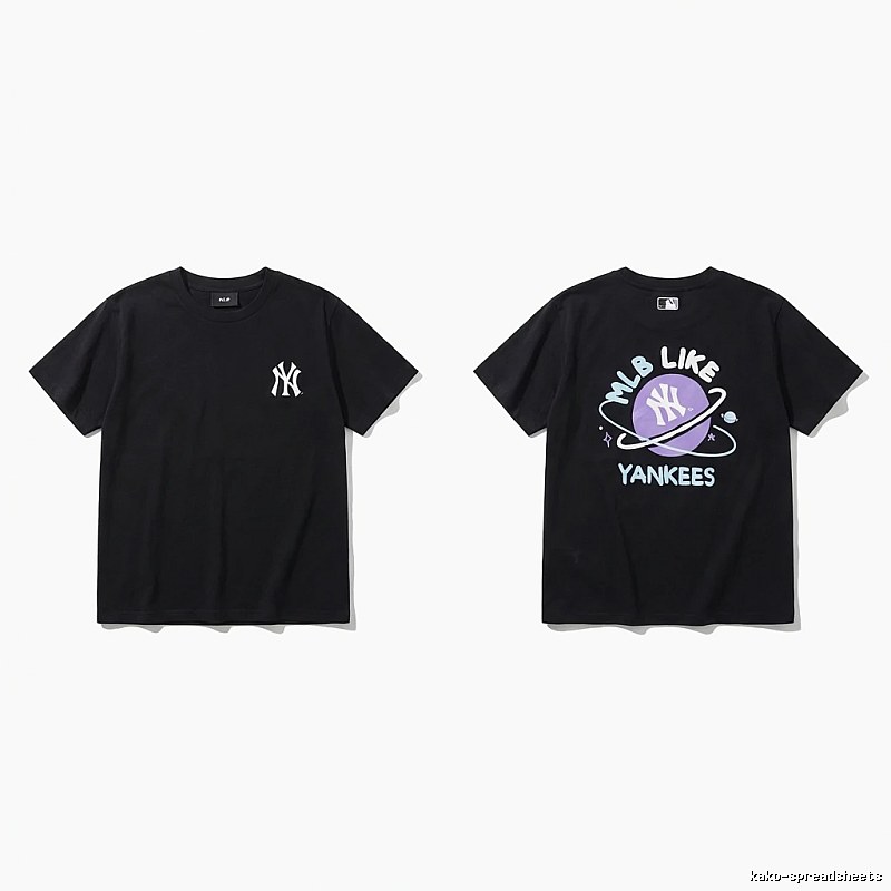 MLB Planet Style Black T-shirt