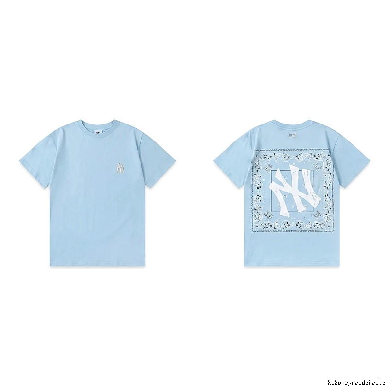 MLB retro light blue T-shirt