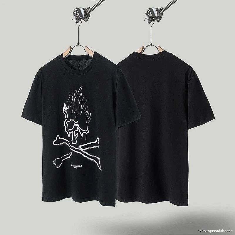 MMJ x Travis Scott Skull Street Style Black T-Shirt