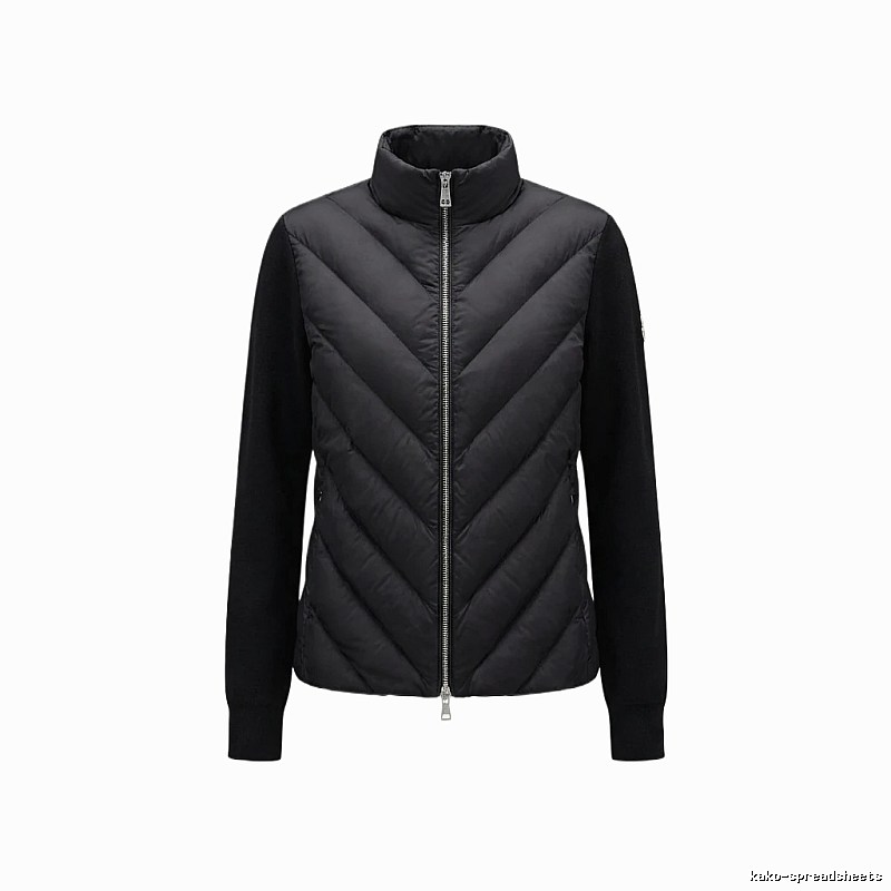 Moncler black casual style down jacket