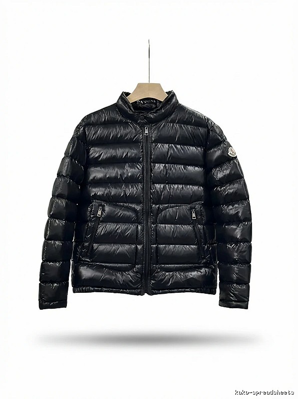 Moncler black fashionable down jacket