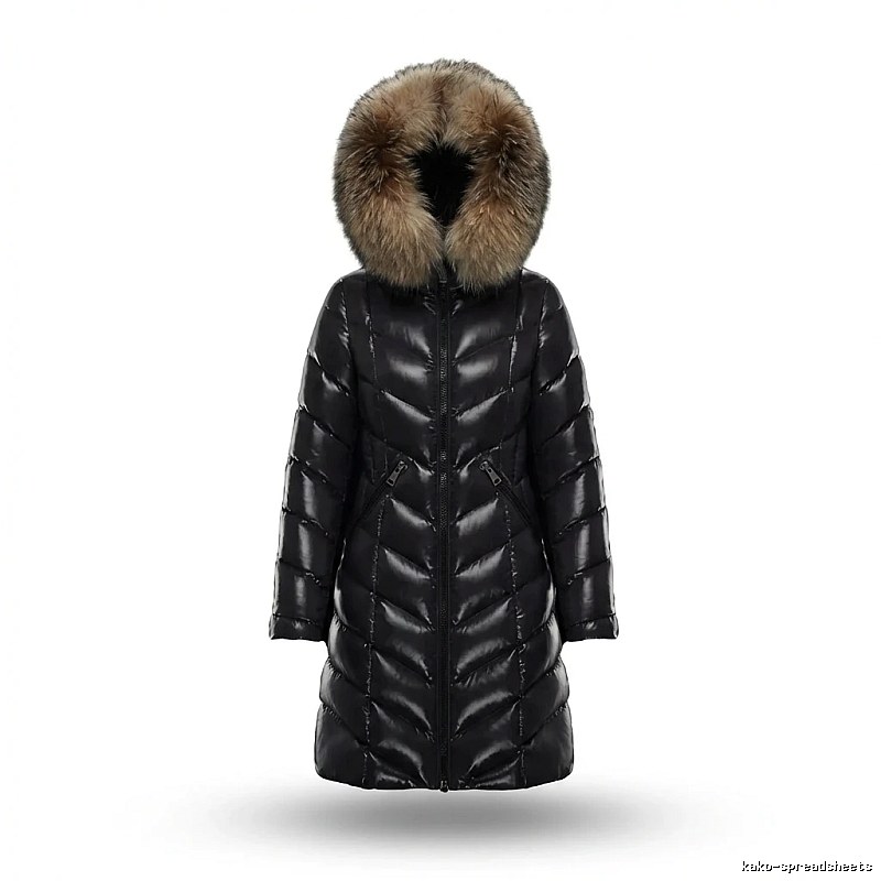 Moncler black luxury style down jacket